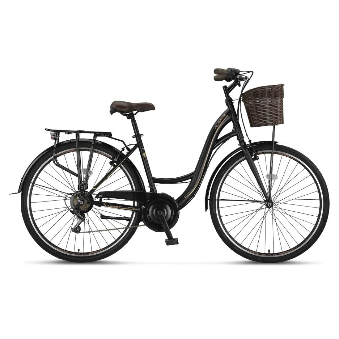 ÜMİT ALANYA 28 Jant Siyah Şehir Bisikleti