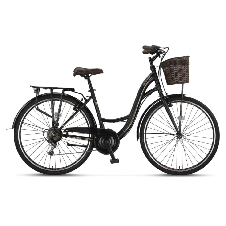 ÜMİT ALANYA 28 Jant Siyah Şehir Bisikleti