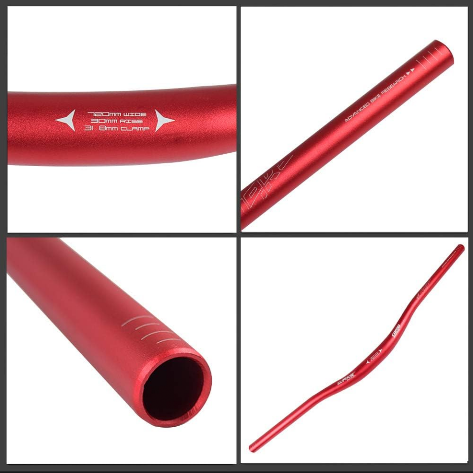 WAKE Alüminyum MTB Gidon Kırmızı | Dayanıklı & Hafif