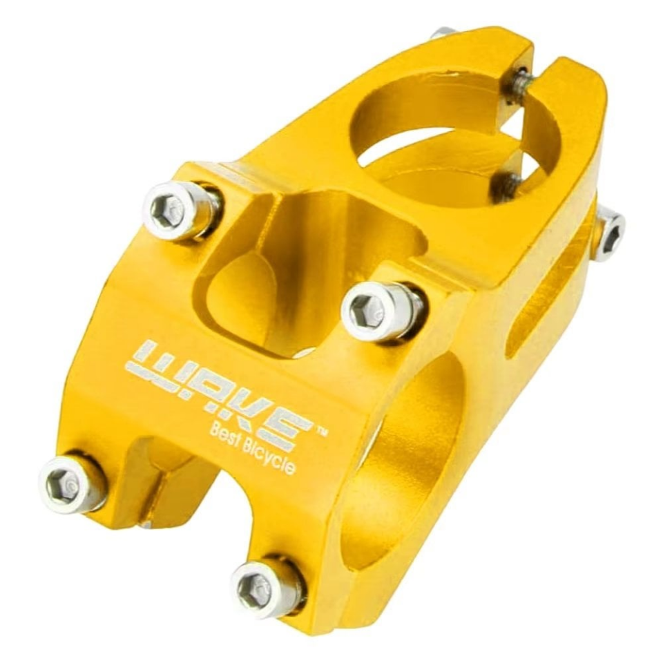 Wake 31.8 mm 45 mm Alüminyum Gidon Boğazı Altın Sarısı