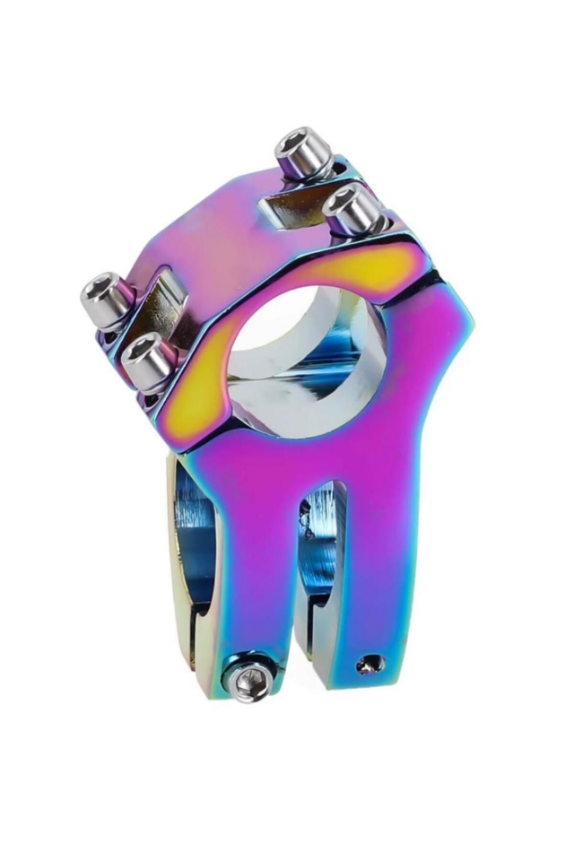 Wake 31.8 mm 45 mm Alüminyum Gidon Boğazı Rainbow