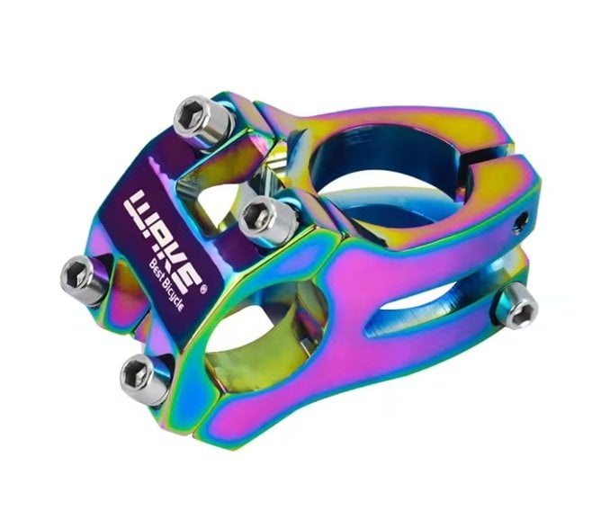 Wake 31.8 mm 45 mm Alüminyum Gidon Boğazı Rainbow