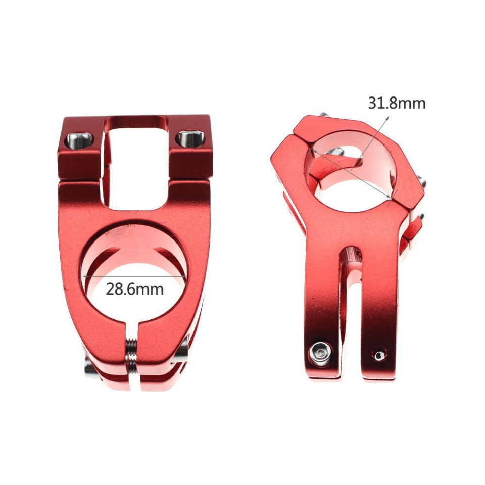 Wake 31.8 mm 45 mm Alüminyum Gidon Boğazı Kırmızı