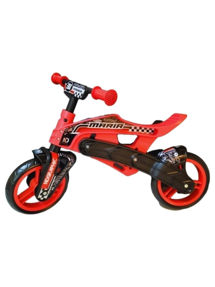 Polisport Offroad Çocuk Denge Bisikleti Siyah/Kırmızı