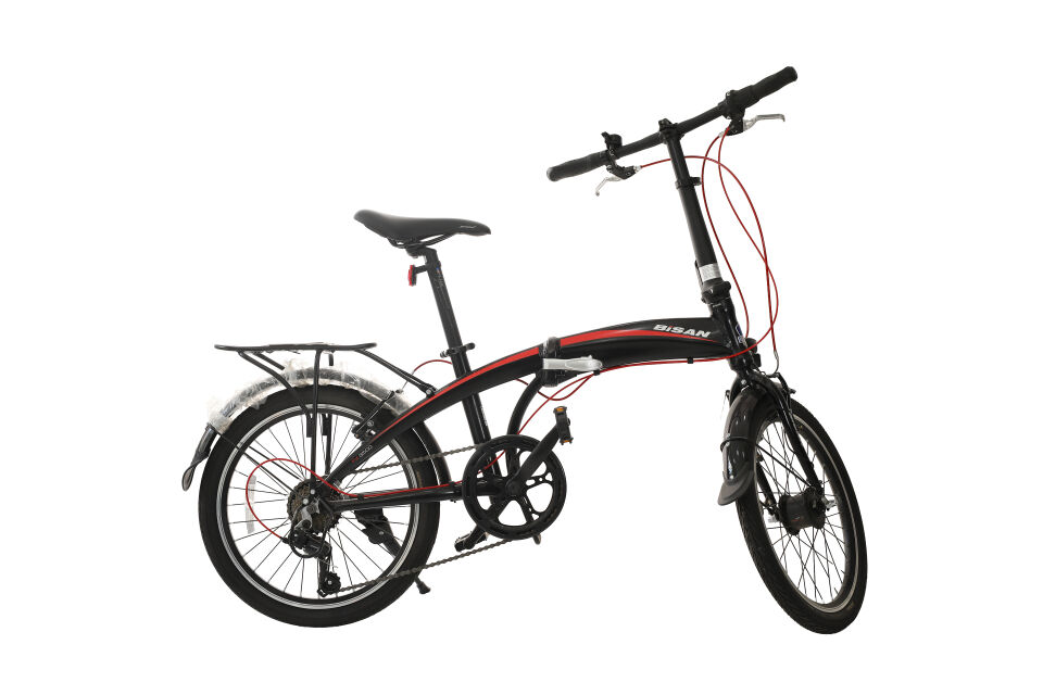 Bisan FX 3500 20 Jant Katlanır Bisiklet Siyah Kırmızı