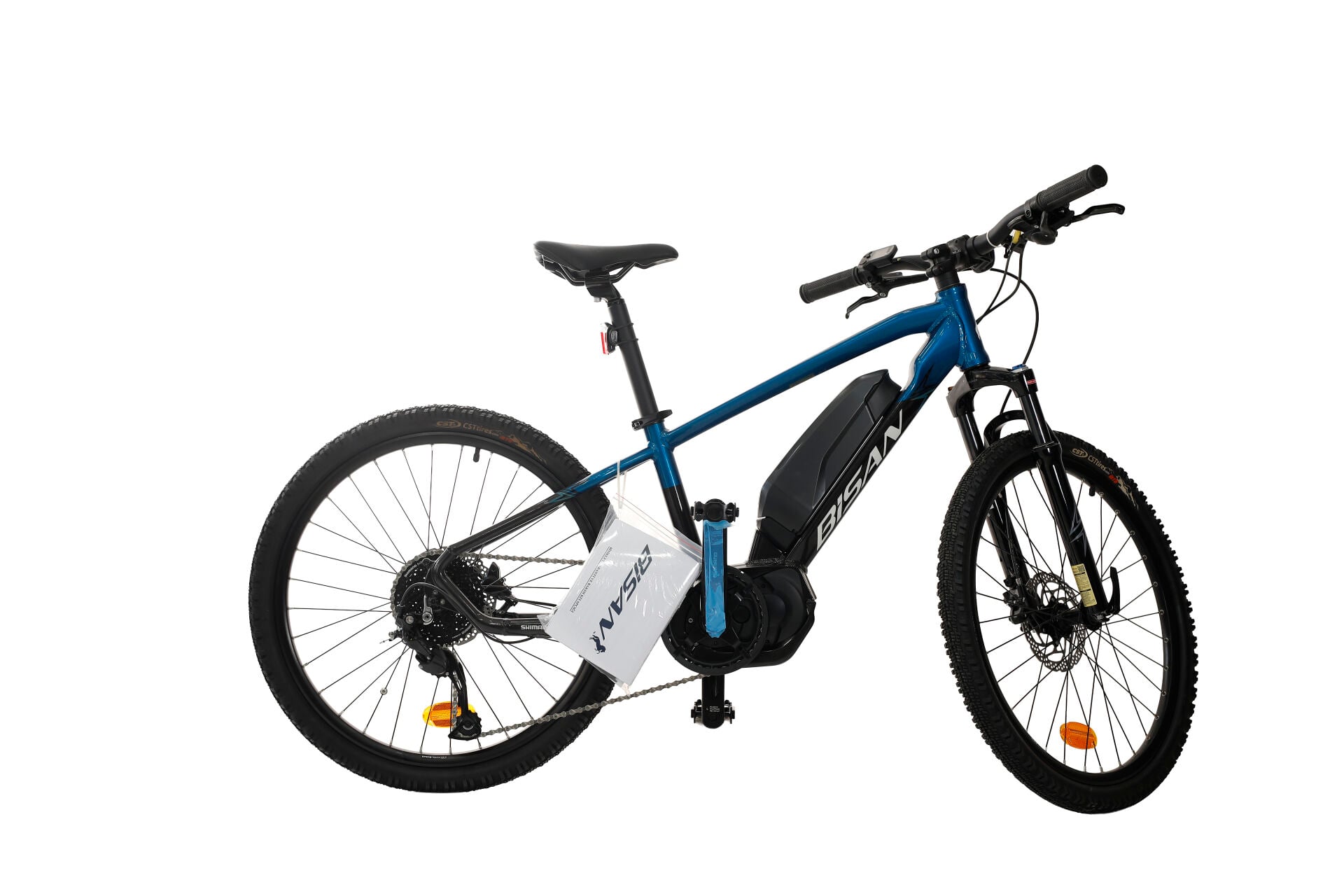 Bisan Arrow E-MTB 24 Jant 9 Vites Elektrikli Dağ Bisikleti Mavi