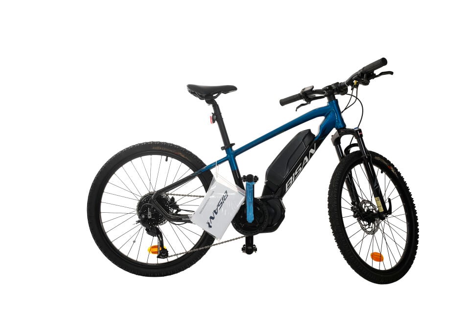 Bisan Arrow E-MTB 24 Jant 9 Vites Elektrikli Dağ Bisikleti Mavi