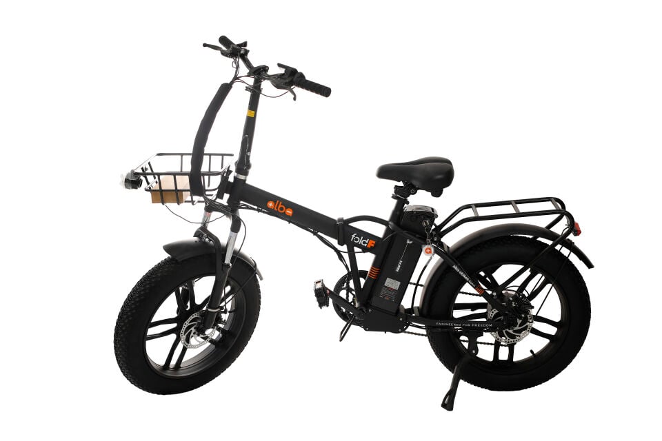 Alba Fold F Standard 48V 13Ah Katlanır Elektrikli Bisiklet Siyah