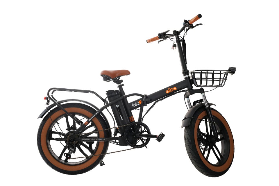 Alba Fold F Premium 20 Jant 48V 13Ah Katlanır Elektrikli Bisiklet Siyah
