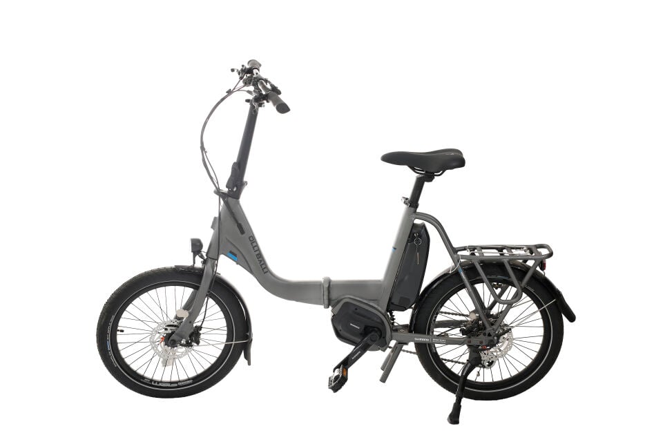 Olliballi Urla 20 Jant Katlanır Elektrikli Bisiklet Gri