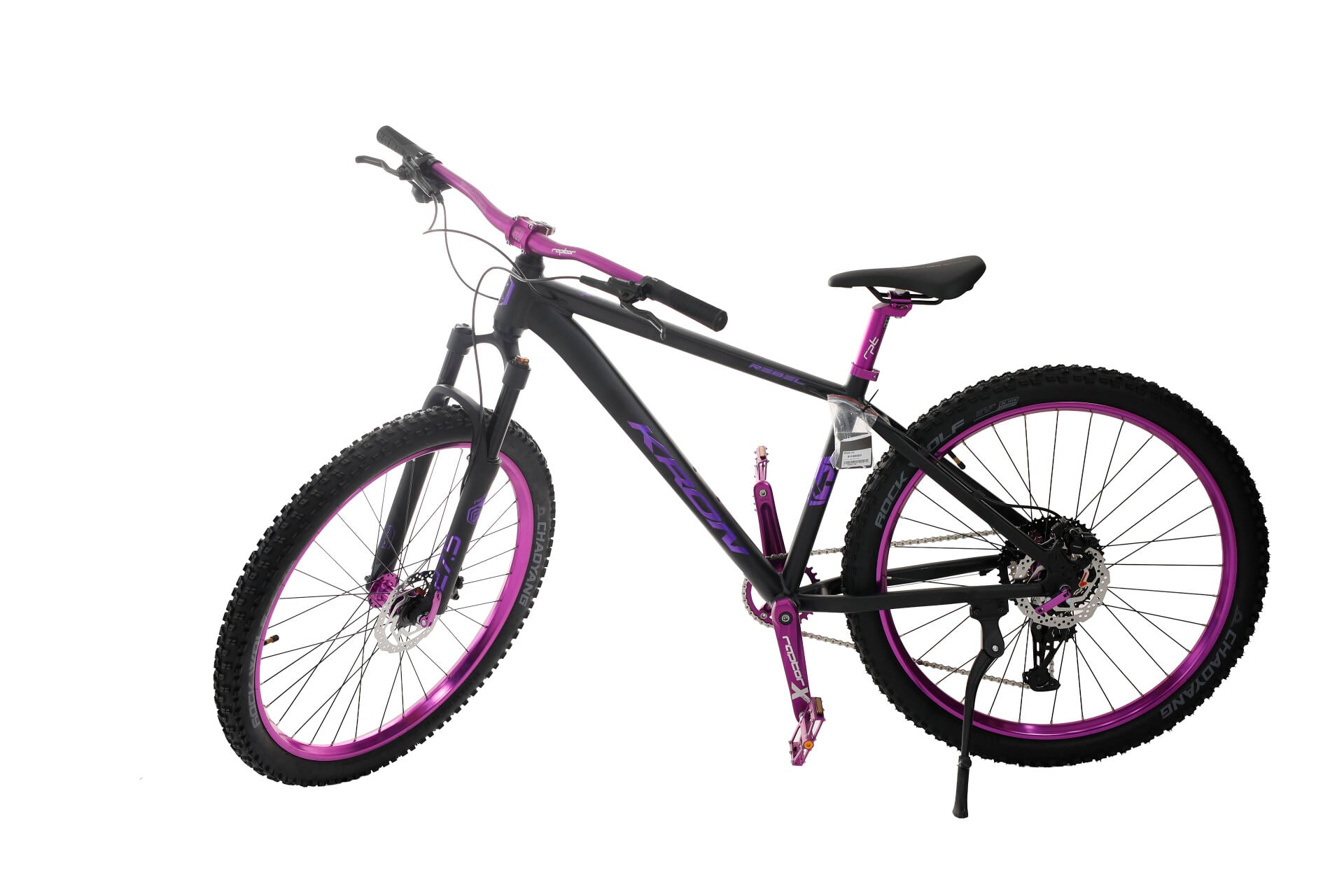 Kron Rebel 27.5 Jant Dağ Bisikleti Mat Siyah Parlak Mor