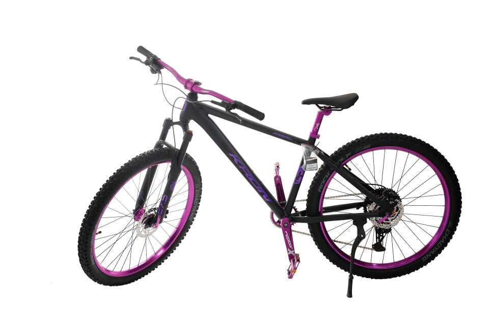 Kron Rebel 27.5 Jant Dağ Bisikleti Mat Siyah Parlak Mor