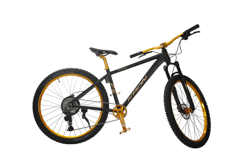Kron Rebel 27.5 Jant Dağ Bisikleti Mat Siyah Parlak Gold