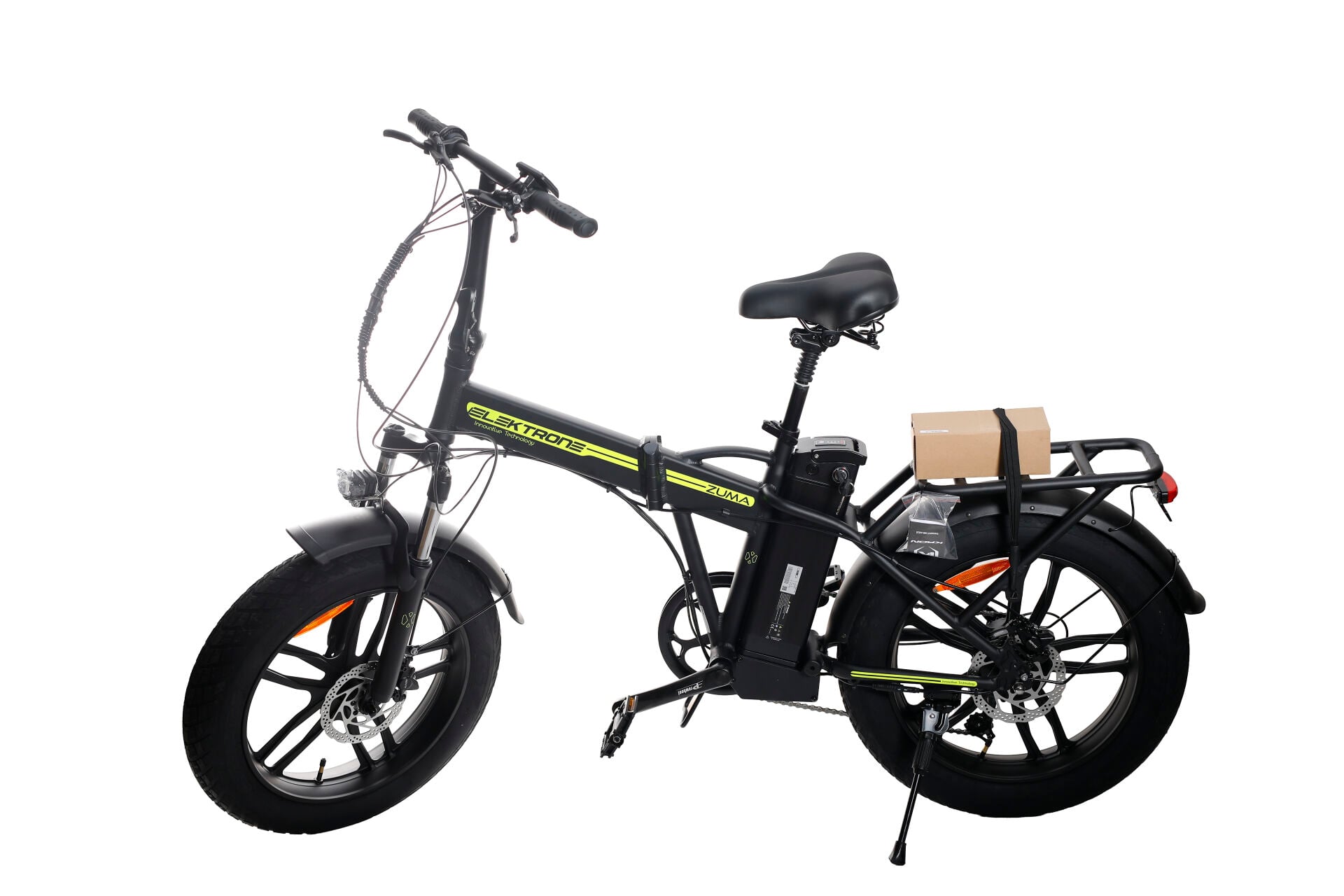 Kron Elektrone Zuma 20 Jant Elektrikli Katlanır Bisiklet Siyah