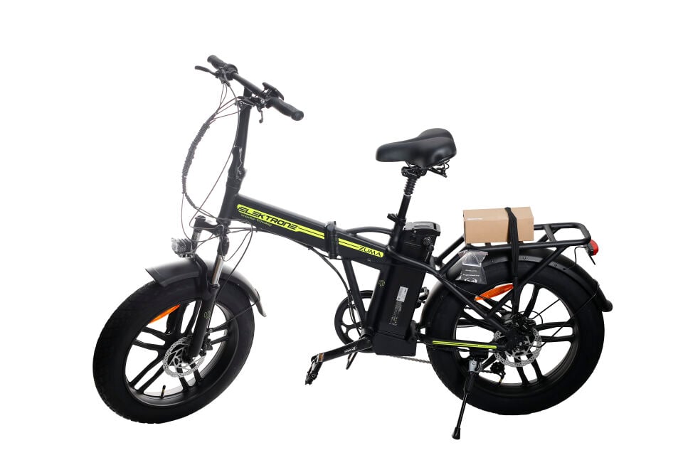 Kron Elektrone Zuma 20 Jant Elektrikli Katlanır Bisiklet Siyah