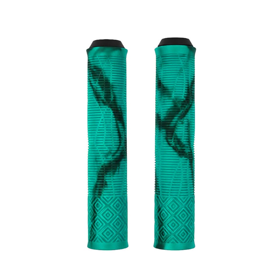 JUMP 165 mm Bisiklet Gidon Elciği  Turkuaz Siyah | Ergonomik Kaymaz MTB Şehir Bisikleti Elciği