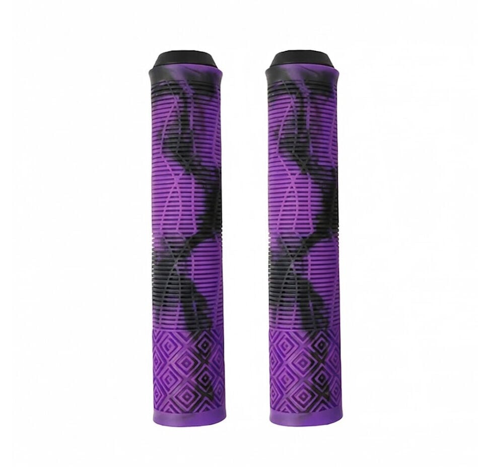 JUMP 165 mm Bisiklet Gidon Elciği Mor Siyah | Ergonomik Kaymaz MTB Şehir Bisikleti Elciği